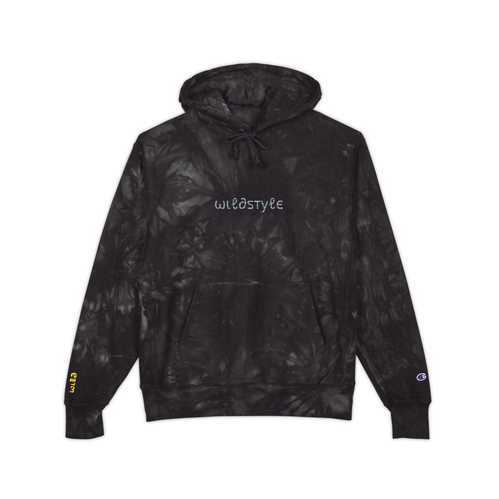 Tie-Dye WildStyle Embroidered Hoodie
