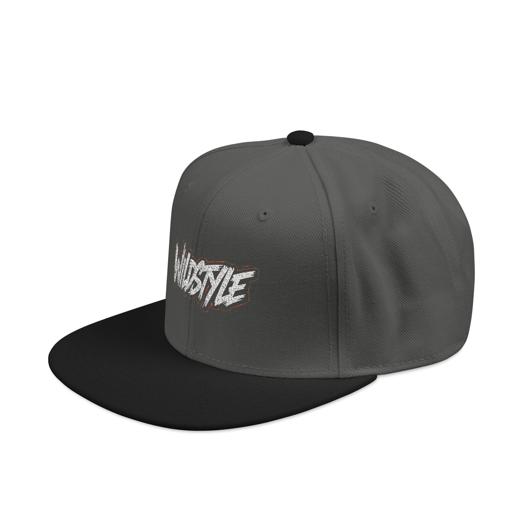 Embroidered 'Lifestyle' Snapback Hat — Streetwear Flat Brim Cap