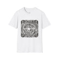 Whirlwood Graphic T‑Shirt — 'Wildstyle' Minimal Front, Swirl Frame Back