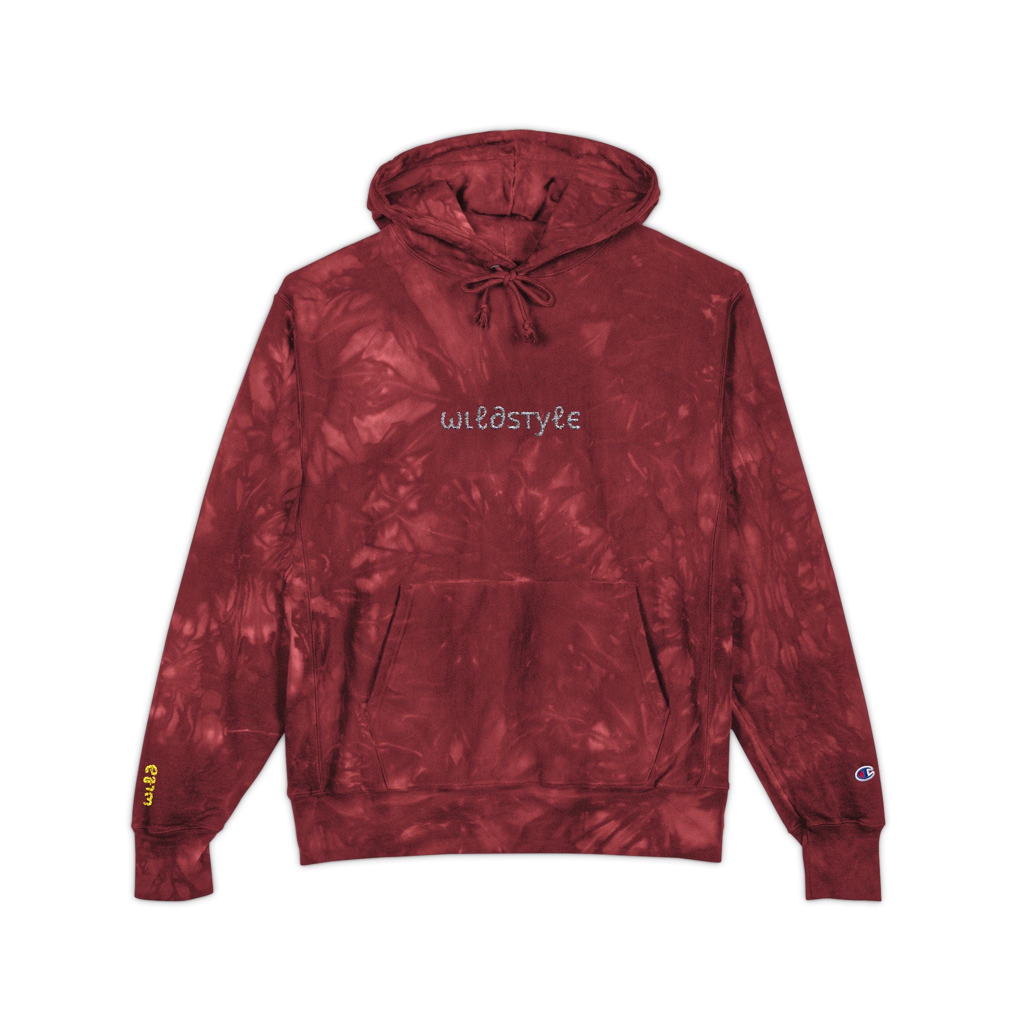 Tie-Dye WildStyle Embroidered Hoodie