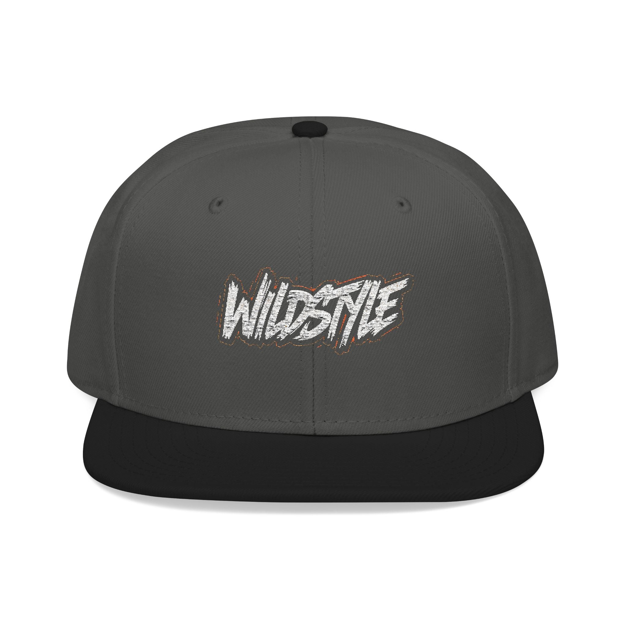 Embroidered 'Lifestyle' Snapback Hat — Streetwear Flat Brim Cap
