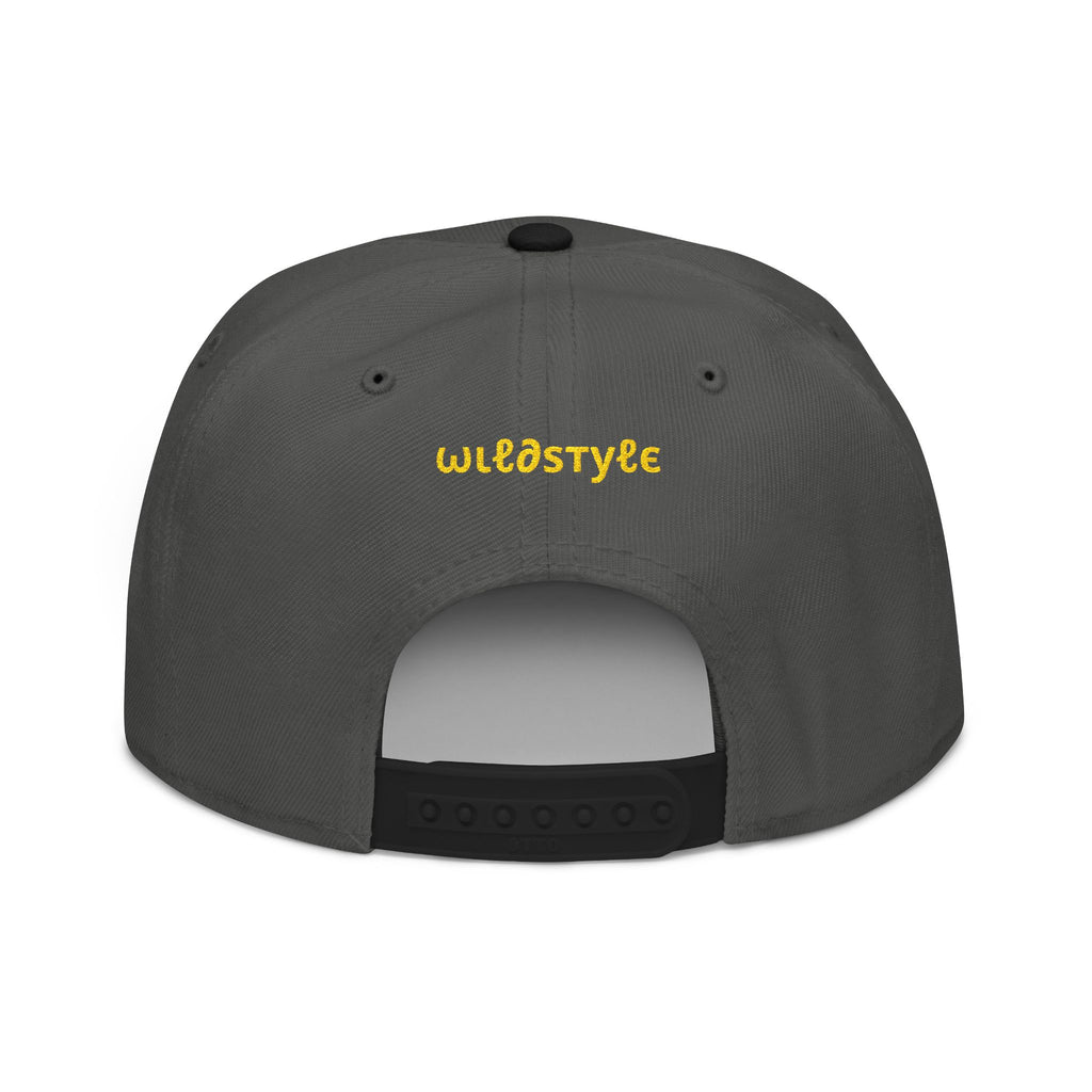 Embroidered 'Lifestyle' Snapback Hat — Streetwear Flat Brim Cap